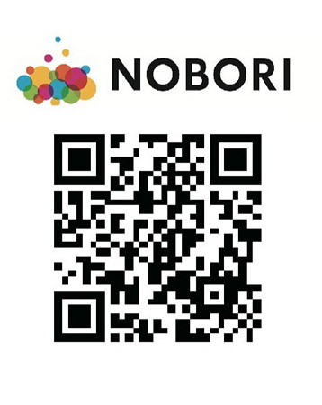 NOBORIアプリインストール用QRコード