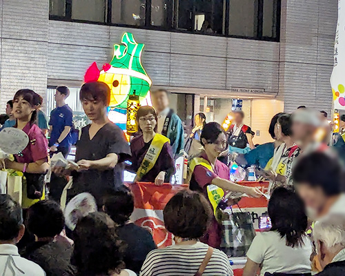 青森県立中央病院　ねぶた参加2