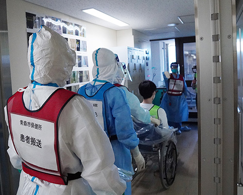 患者搬送→受け入れ体制の確認2